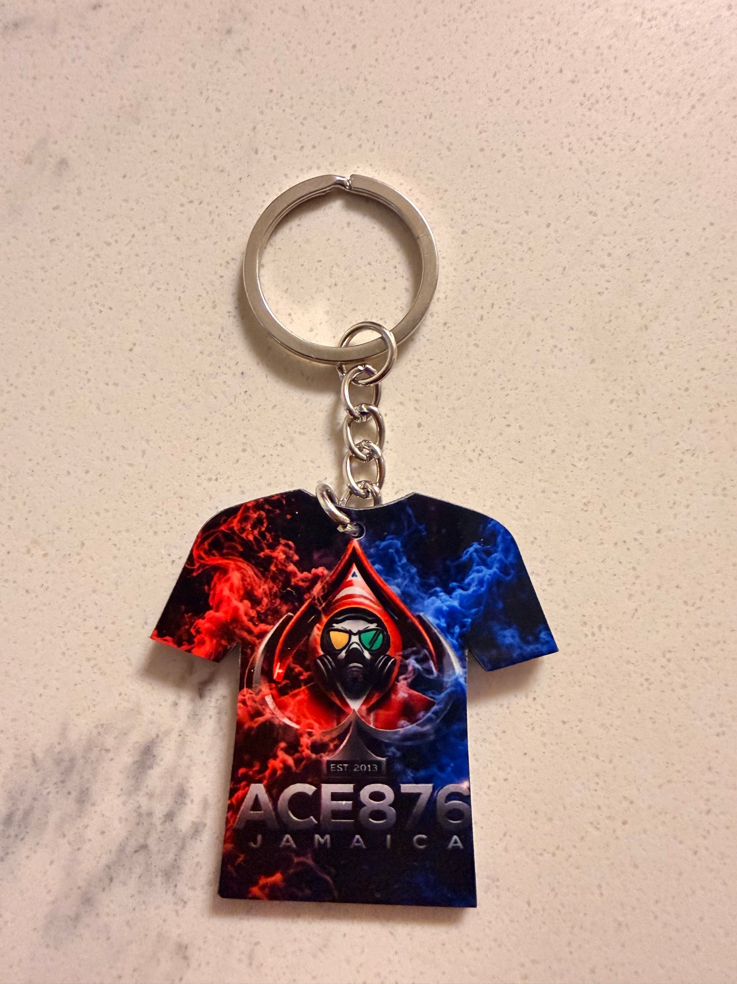 ACE876 Jamaica Keyring