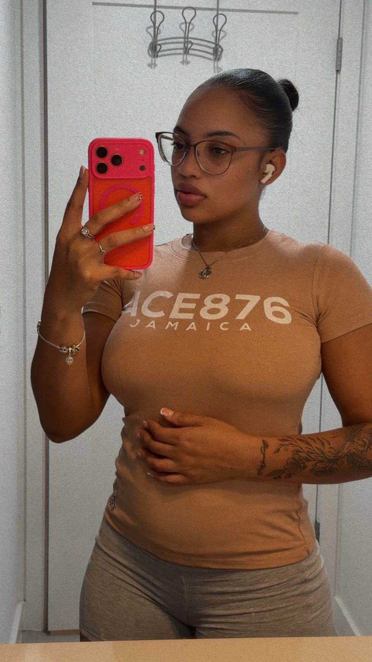 Ace876 Jamaica Women Crew Neck Short Sleeve Tees