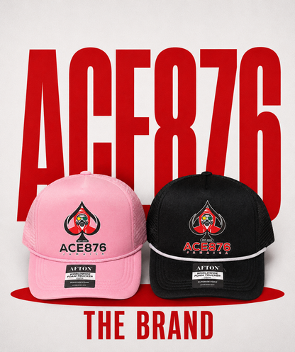 ACE876 TRUCKER HAT With Rope