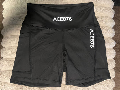 Ace876 Women's Workout Yoga Gym Shorts