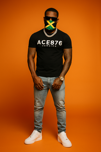 Ace876 Men Crew Neck Short Sleeve Tees