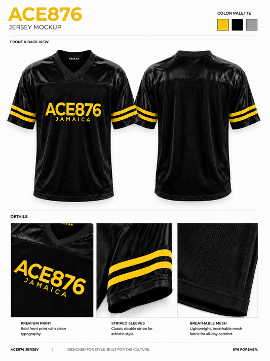 Ace876 Jamaica Unisex Mesh Jersey